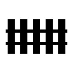 fence icon vector logo template