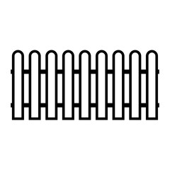 fence icon vector logo template