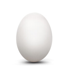 Egg white isolated on white background , clipping path.