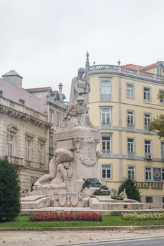 Lisbon, Portugal - December 5, 2022: Monument Deads of Great War (Monumento aos Mortos da Grande Guerra).