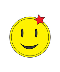 happy smiley face with smile