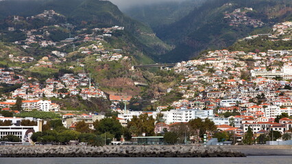 Funchal view from boat
