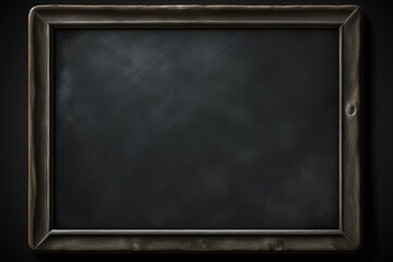 Fototapeta premium Blackboard illustration, concept of education, creativity, background. Generative AI