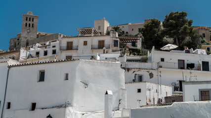 Fototapeta premium Ibiza Architecture Street Building