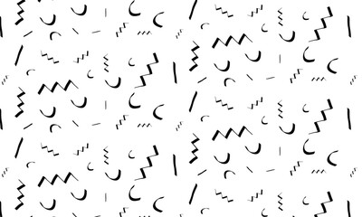 Fototapeta premium Hand Drawn seamless Patterns.