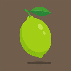 Lime juice green vector background.