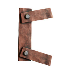 Copper Planks 3D Alphabet or Lettering - View 1