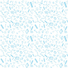 Back to school seamless pattern. Vector background