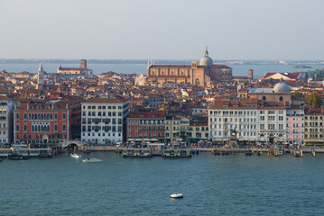Obraz premium Slavyanskaya embankment in the evening of September, Venice