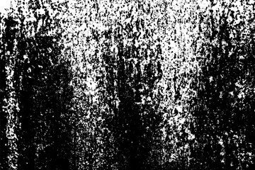 Grunge black texture. Dark grainy texture on white background. Dust overlay textured. Grain noise particles. Rusted white effect. Design elements. Vector illustration, EPS 10.