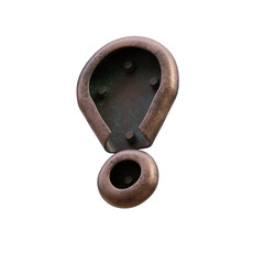 Steampunk Metal 3D Alphabet or Typography - View 2