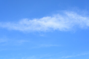 Naklejka na ściany i meble Sky background with cloudy blue sky