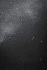 Dark grunge textured wall closeup. Top view. Textured surface. Vertical photo.