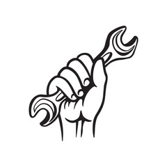 repair service logo vector.