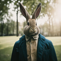 Rabbit humanoid - Generative AI