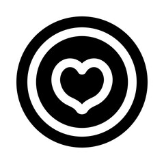 love badge icon for your website, mobile, presentation, and logo design.