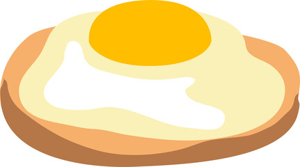 Egg sandwich for breakfast.