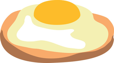 Egg sandwich for breakfast.