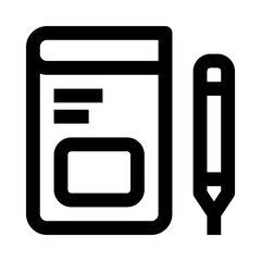 book icon for your website, mobile, presentation, and logo design.