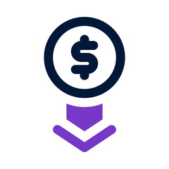 loss icon for your website, mobile, presentation, and logo design.