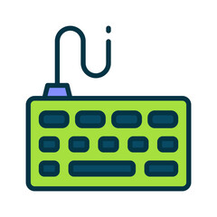keyboard icon for your website, mobile, presentation, and logo design.