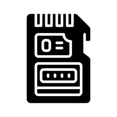 memory card icon for your website, mobile, presentation, and logo design.