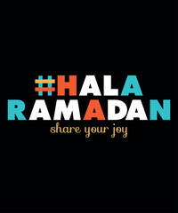 Hala Ramadan, Ramadan Kareem T-Shirt Design, Ramadan Mubarak T-Shirt, Muslim Shirt, Ramadan Gift, Islamic Shirts, Muslim Kids Shirt, Ramadan Kareem T-Shirt, Funny Fasting Shirt, Not Even Water