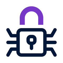 internet security icon for your website, mobile, presentation, and logo design.