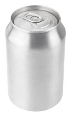 330 ml aluminum soda can isolated on transparent background