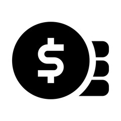 Obraz premium coin icon for your website, mobile, presentation, and logo design.