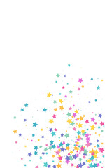 Celebrate Bright Vector White Background Star