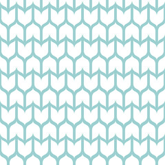 Abstract Blue Tulip Seamless Vector Repeat Pattern
