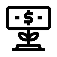 Obraz premium growth icon for your website, mobile, presentation, and logo design.