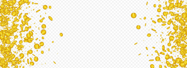 Fall Metal Dollar Vector Transparent Panoramic