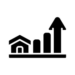 home investment icon for your website, mobile, presentation, and logo design.
