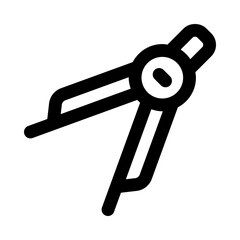 drawing compass icon for your website, mobile, presentation, and logo design.