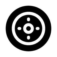 weight plate icon for your website, mobile, presentation, and logo design.