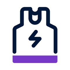 tanktop icon for your website, mobile, presentation, and logo design.
