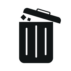 trash can icon, recycle bin icon 