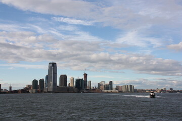 Fototapeta na wymiar Skyline de Manhattan à New York. USA 