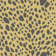 Abstract modern leopard seamless pattern. Animals trendy background. Color decorative vector stock illustration for print, card, postcard, fabric, textile. Modern ornament of stylized skin