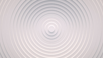 Fototapeta na wymiar Wave from concentric circles, rings on the surface. Bright, milky radio wave abstract background