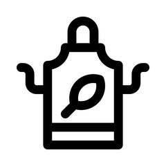apron icon for your website, mobile, presentation, and logo design.