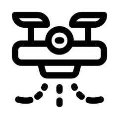 watering drone icon for your website, mobile, presentation, and logo design.
