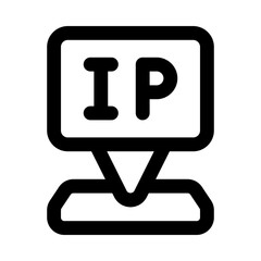 ip address icon for your website, mobile, presentation, and logo design.