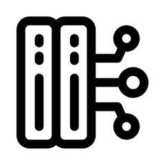 hosting icon for your website, mobile, presentation, and logo design.