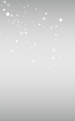 Winter Blizzard Vector Silver Background. Holiday