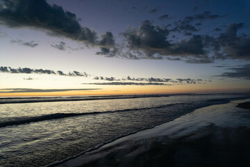 atardecer en el mar