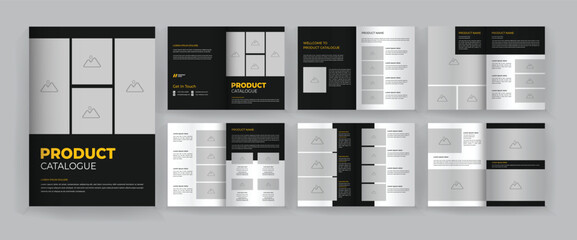 12 pages business product catalogue template or product catalog design