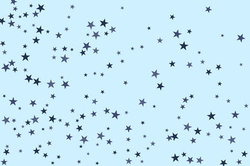 Obraz premium Star confetti. Abstract casual confetti background. Bright design pattern.